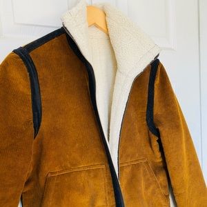 Loni Reversible Corduroy/Sherpa Women’s Coat